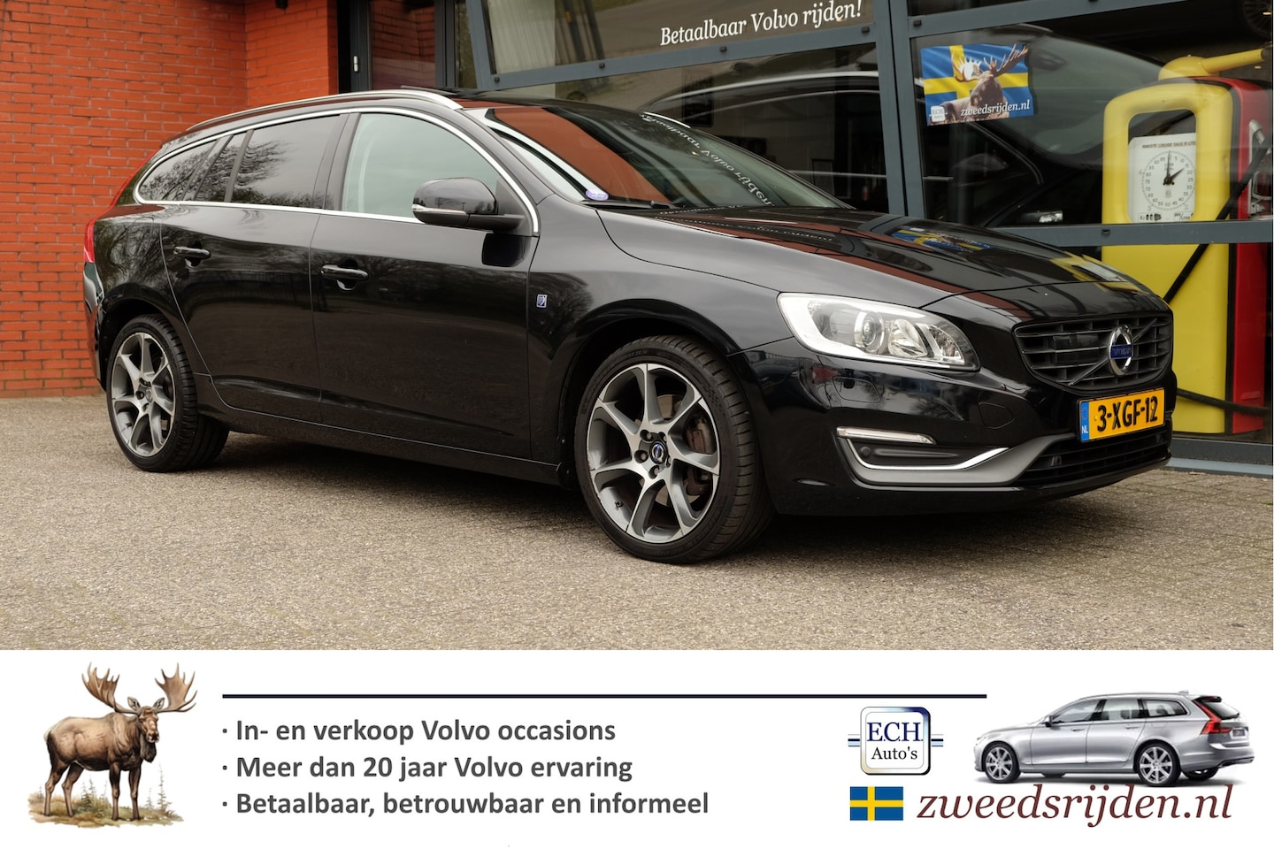 Volvo V60 - 2.0 T5 245 pk Aut. Ocean Race, Leer, DAB, Adaptieve CC, Schuifdak - AutoWereld.nl
