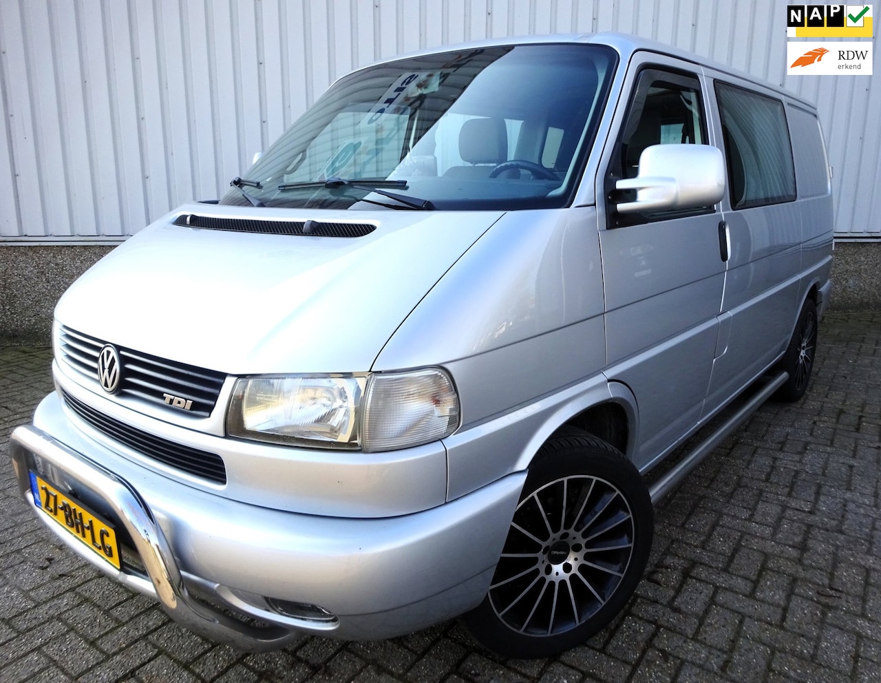 Volkswagen Transporter - 2.5 TDI 292 DUBBEL CABINE | Airco | cruise control - AutoWereld.nl