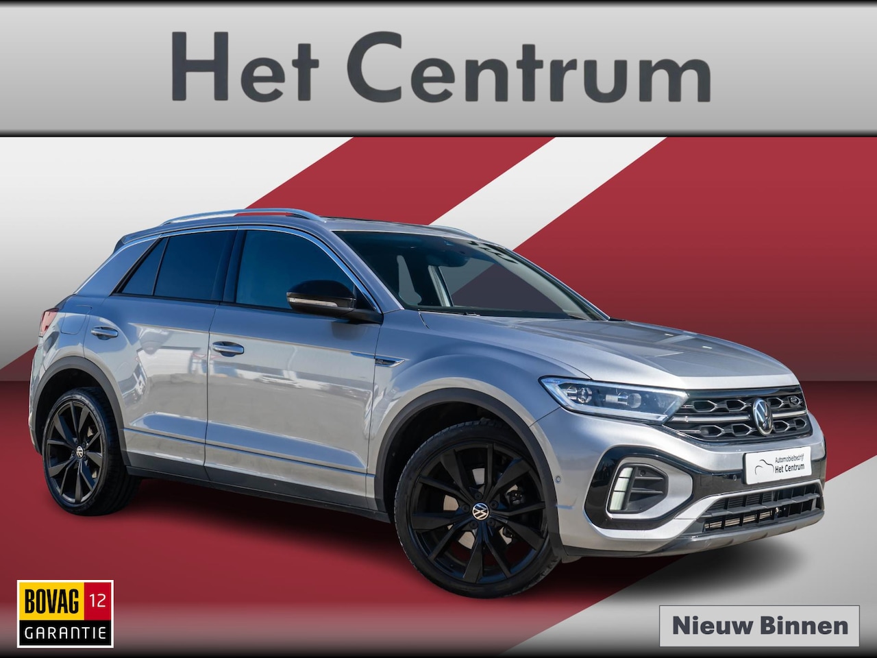 Volkswagen T-Roc - 1.5 TSI R-Line Pano-Keyless-Camera-Navi-IQ-Drive-Stoelverwarming-Virtual -Sfeer - AutoWereld.nl