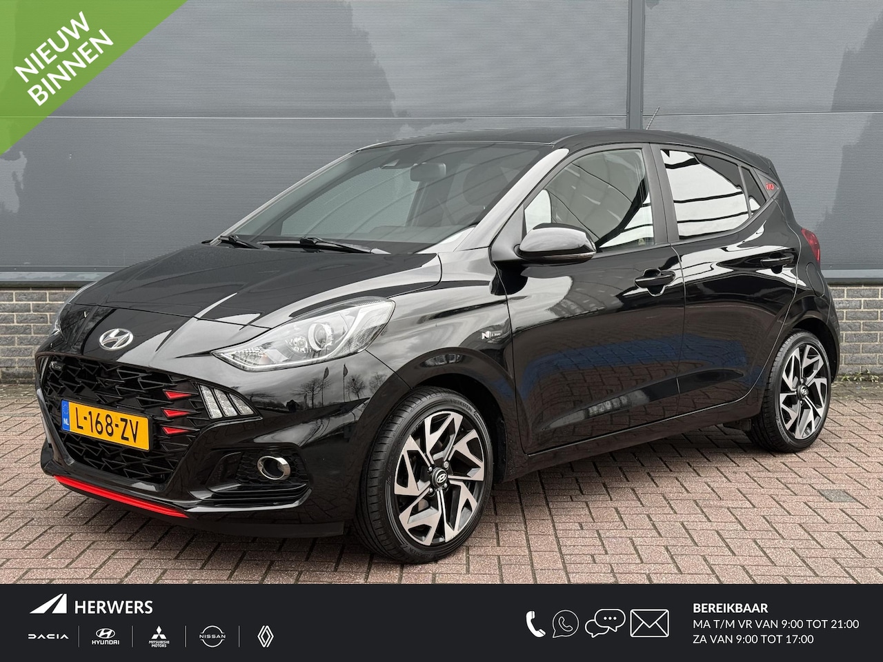Hyundai i10 - 1.0 T-GDI N Line 5-zits 100pk / Dealer Onderhouden / Eerste Eigenaar / Stoel+Stuur Verwarm - AutoWereld.nl