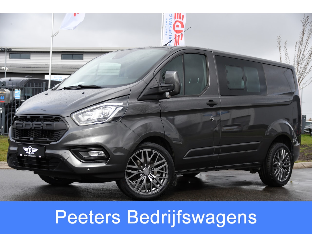Ford Transit Custom - 300 2.0 TDCI L1H1 DC PB Edition Camera, Cruise, Sensoren, Carplay, Automaat, Trekhaak, 130 - AutoWereld.nl