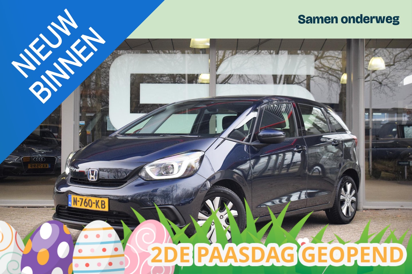 Honda Jazz - 1.5 e:HEV Elegance |ACC|PDC|CARPLAY|STOELVERW - AutoWereld.nl