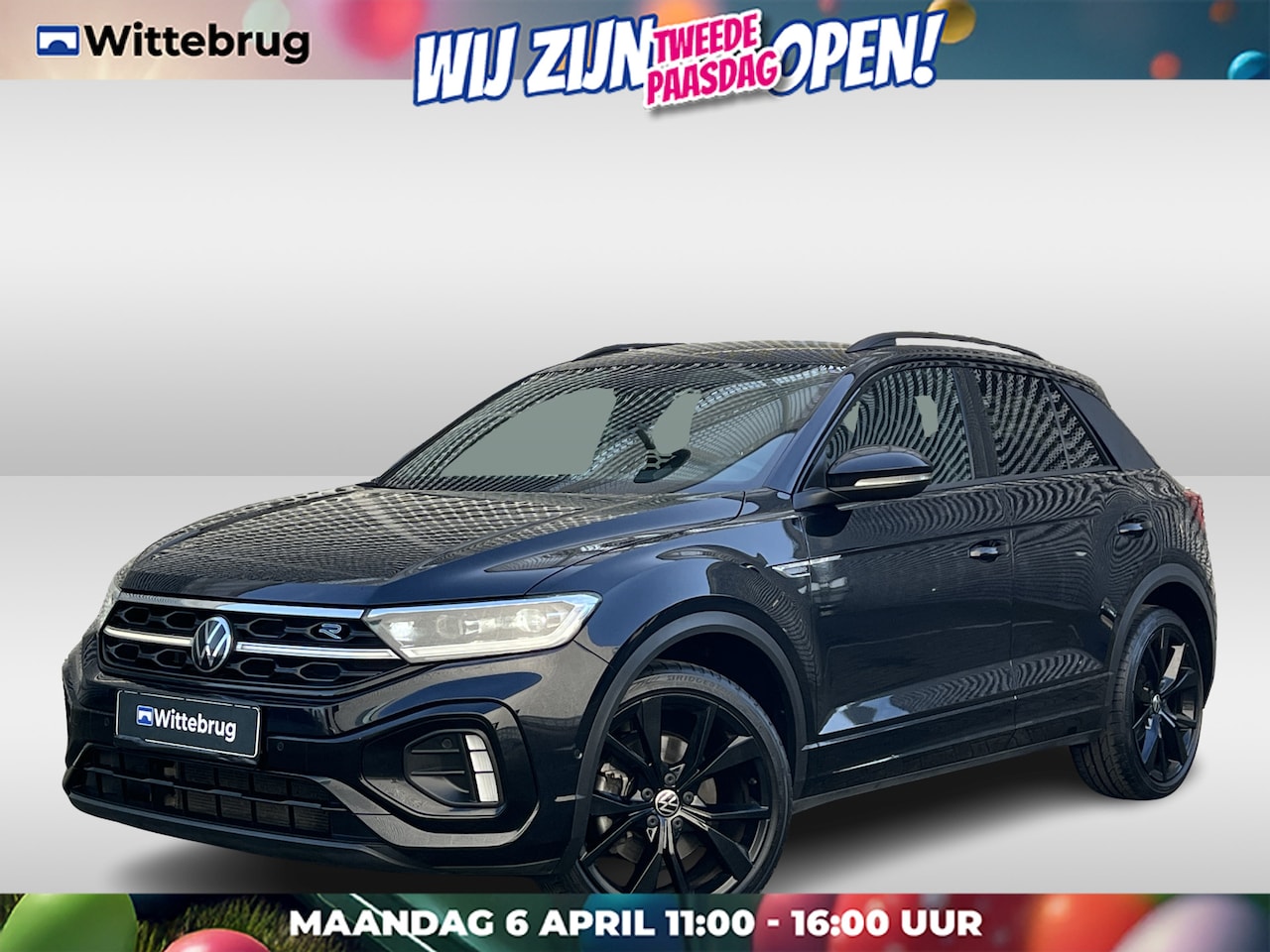 Volkswagen T-Roc - 1.5 TSI 150pk DSG R-Line / Black style / IQ LED / Virtual cockpit pro / Afneembare trekhaa - AutoWereld.nl
