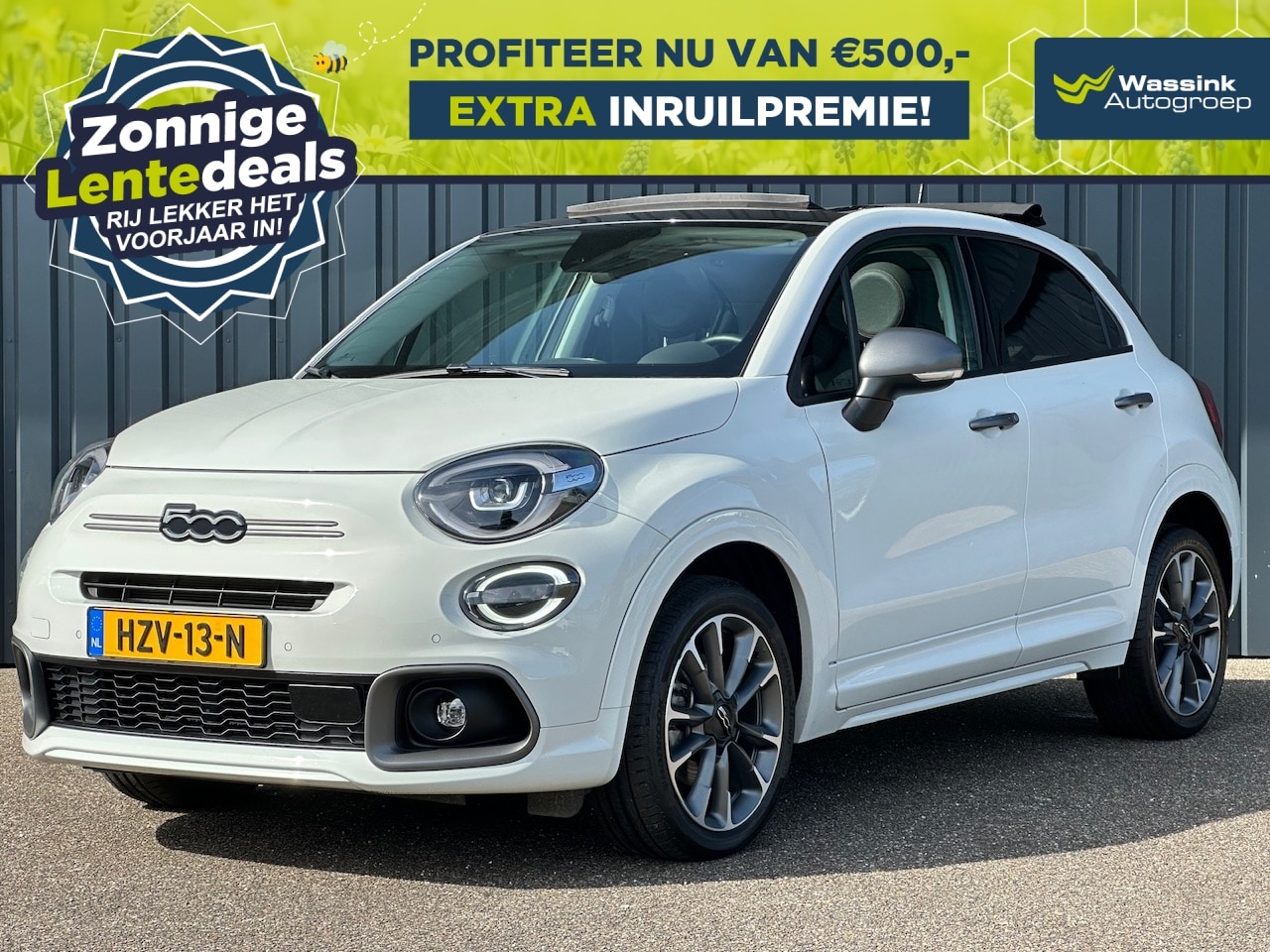 Fiat 500 X - 1.5 Hybrid 130pk DCT Sport | LENTEDEALS | Automaat | Cabrio | Navigatie | Parkeersensoren - AutoWereld.nl