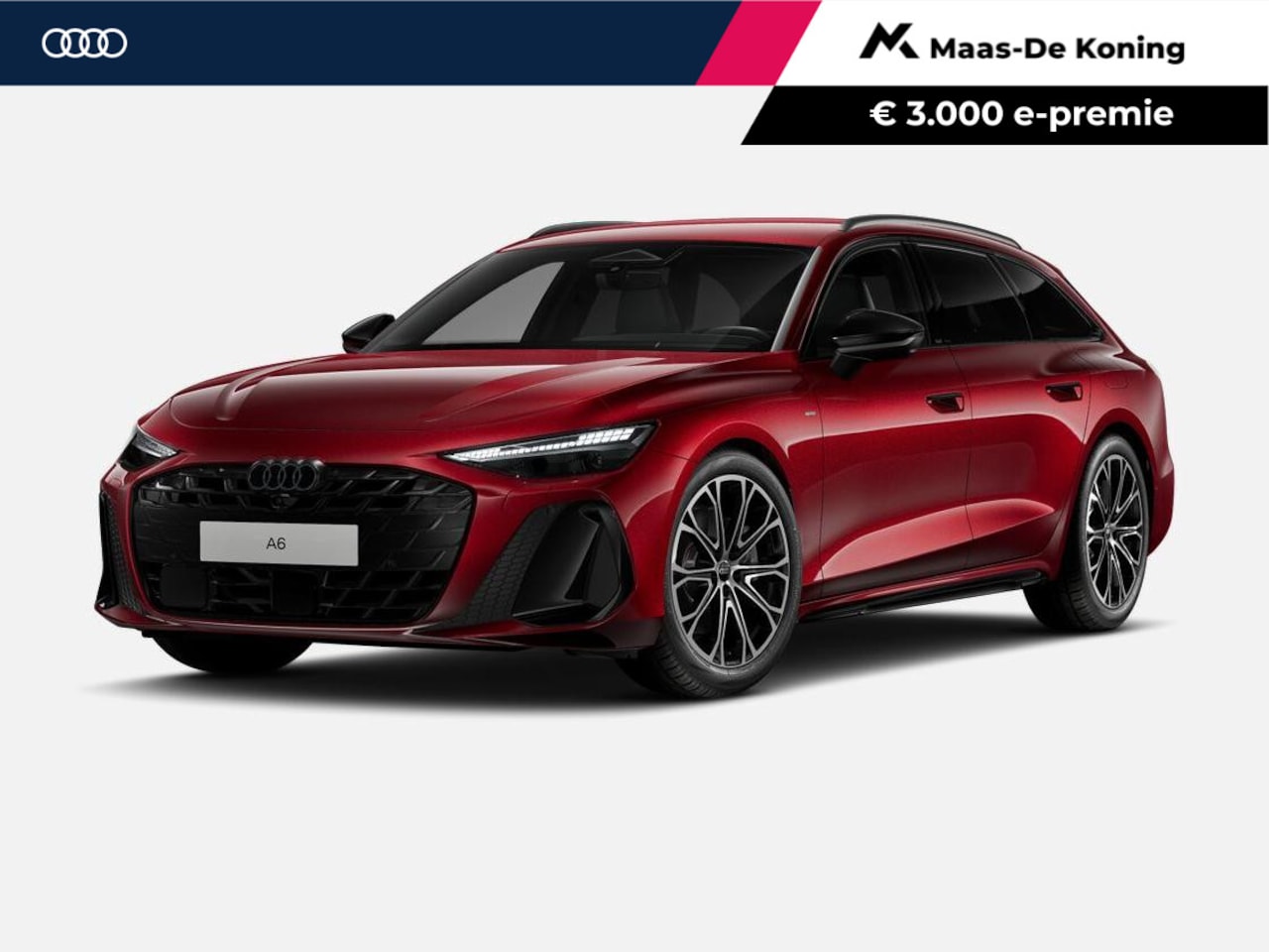 Audi A6 Avant - 2.0 e-hybrid quattro S edition 299 PK · Premium pakket · Tech plus · 20" LM Velgen - AutoWereld.nl