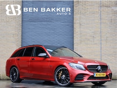 Mercedes-Benz C-klasse Estate - 300 de Premium Plus EQ AMG line Burmester | Night | Airmatic | Pano | HUD | Hyacinth Red |