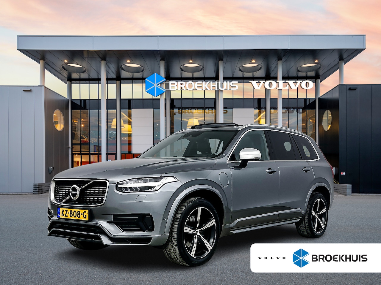 Volvo XC90 - T8 Recharge R-Design | 20" | Luchtvering | Trekhaak | Bowers & Wilkins | Head-Up | Keyless - AutoWereld.nl