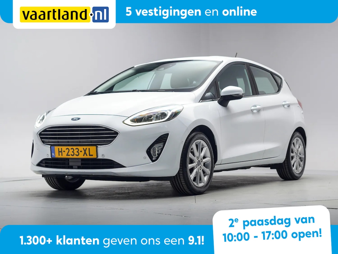 Ford Fiesta - 1.0 EcoBoost 95pk Titanium 5-drs [ Navi Climate Stoel-en stuurverwarming ] - AutoWereld.nl