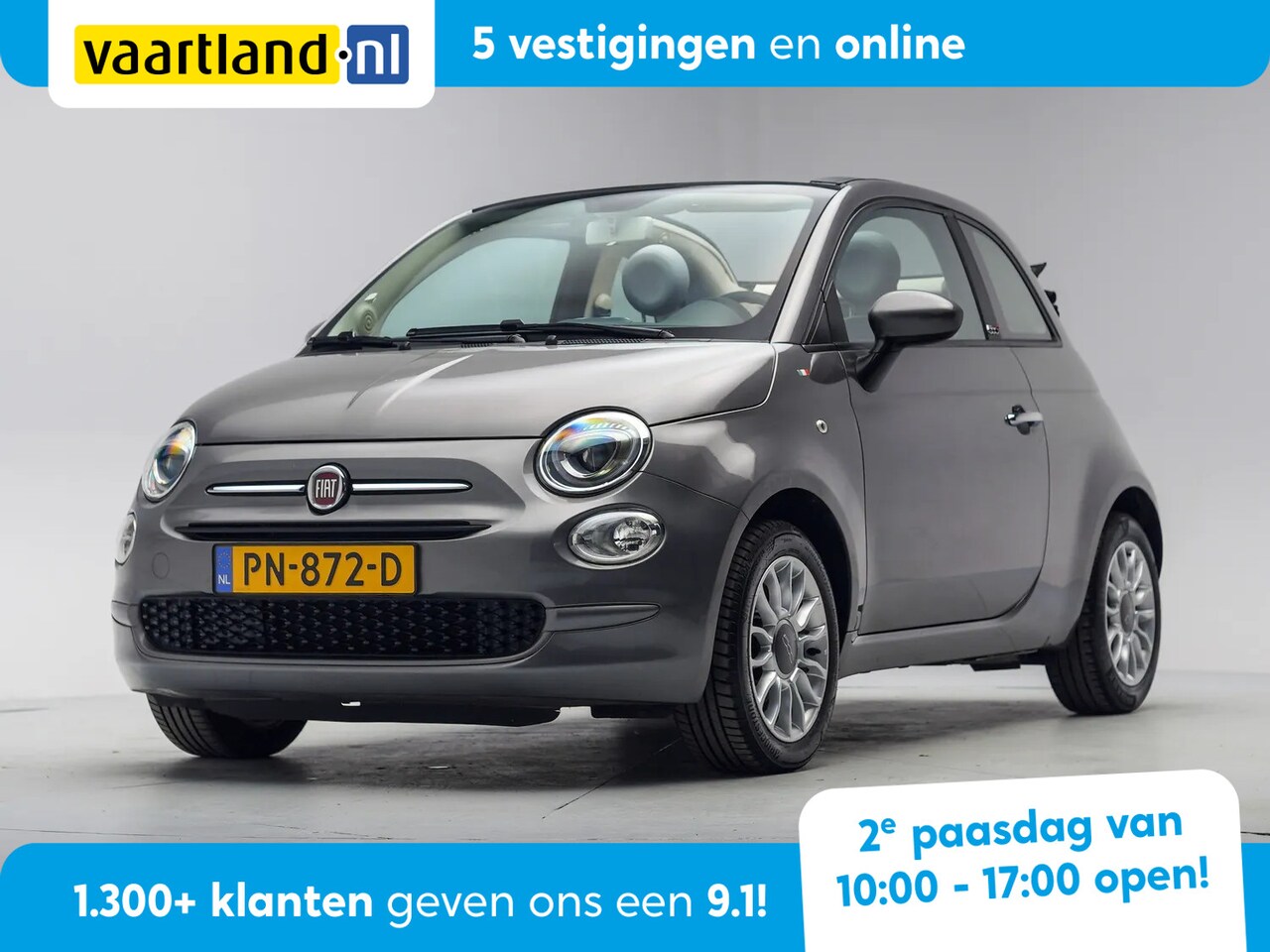 Fiat 500 - 1.0 TwinAir Pop [ Airco El.cabriokap Audio af-fabriek ] - AutoWereld.nl