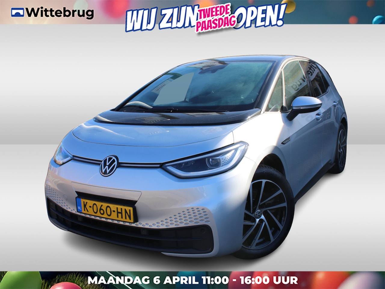 Volkswagen ID.3 - Business 58 kWh / Navigatie / LM 18 inch / Camera / LED Matrix / Keyless - AutoWereld.nl