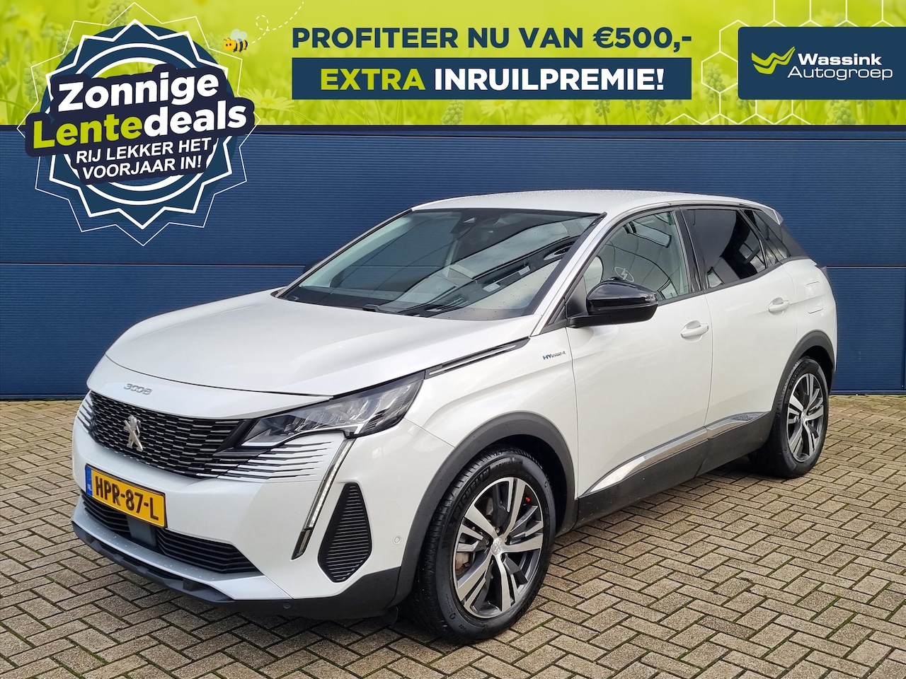 Peugeot 3008 - 1.6 Plug-in HYbrid4 300pk e-EAT8 | LENTESALE | Navigatie | Camera | Stoelverwarming | Appl - AutoWereld.nl