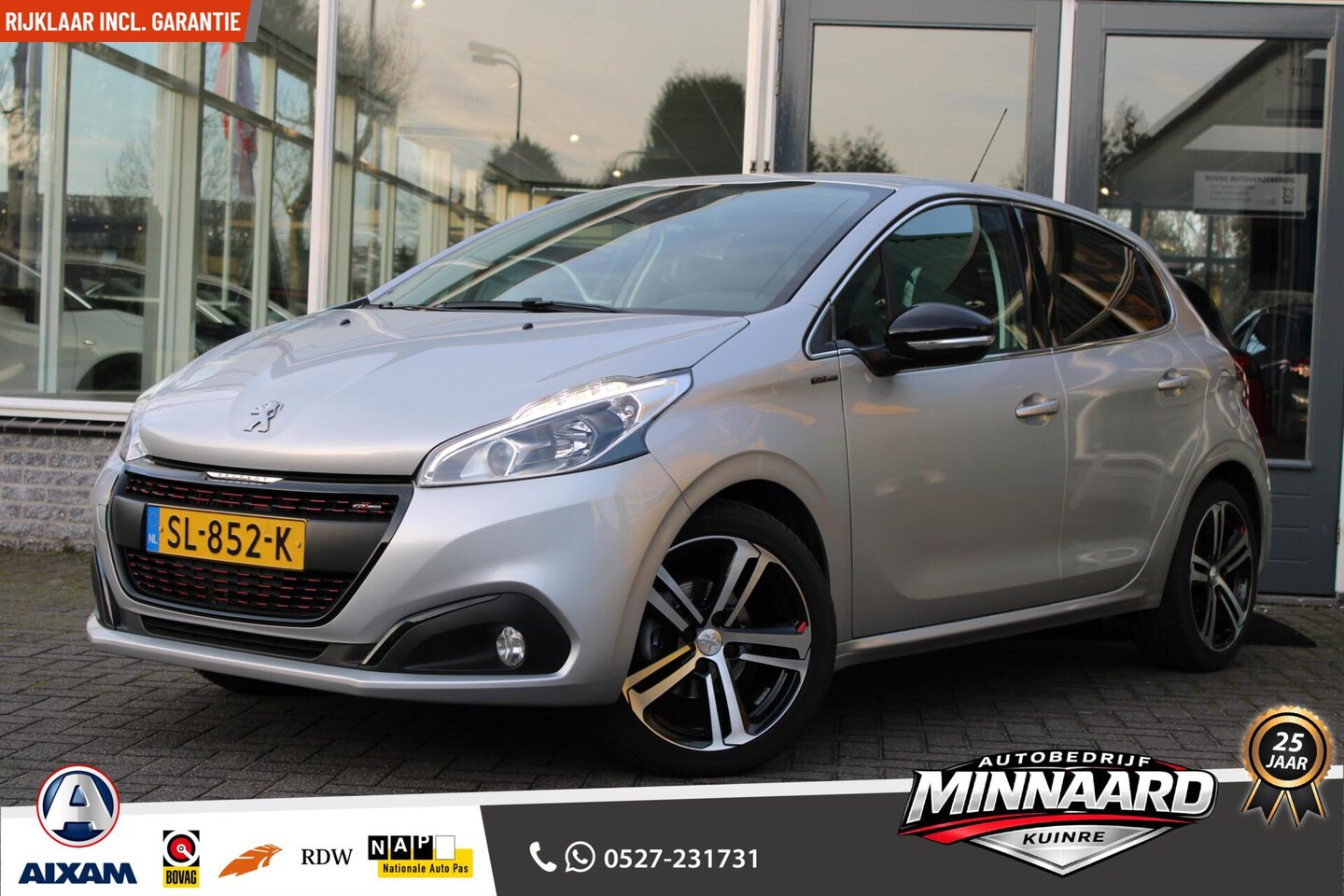 Peugeot 208 - 1.2 Turbo 110 Pk GT-line|Led|Carplay|Climate|Navi| - AutoWereld.nl