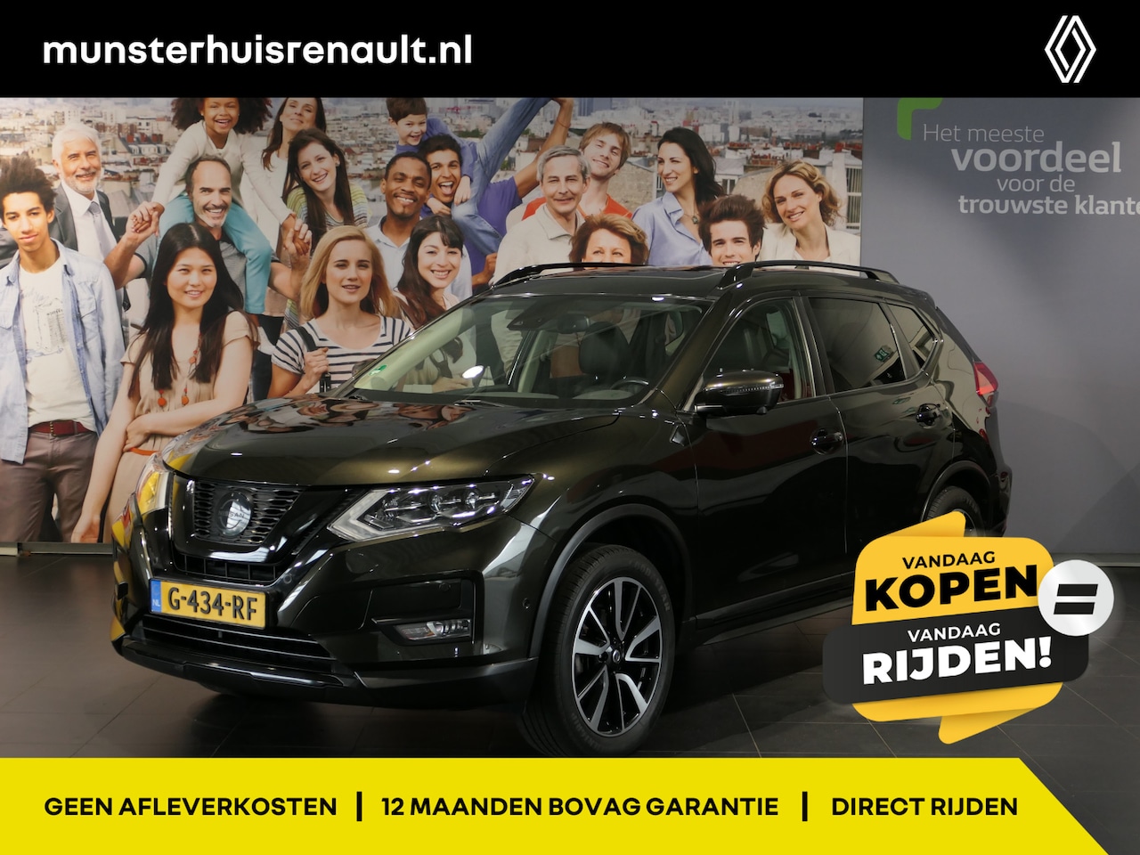 Nissan X-Trail - 1.3 DIG-T Tekna *AUTOMAAT* *Aanhangergewicht geremd 1500 kg* - Elektrisch glazen panoramad - AutoWereld.nl