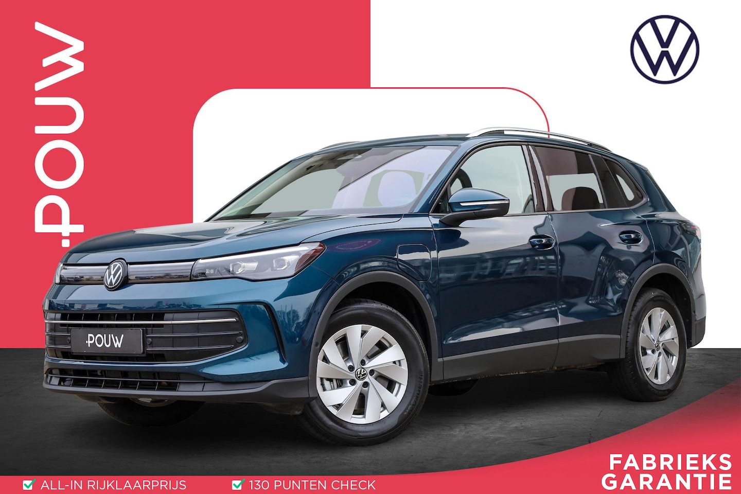 Volkswagen Tiguan - 1.5 eHybrid 204pk Life Edition | Trekhaak Wegklapbaar | Adaptief Onderstel | IQ Matrix LED - AutoWereld.nl