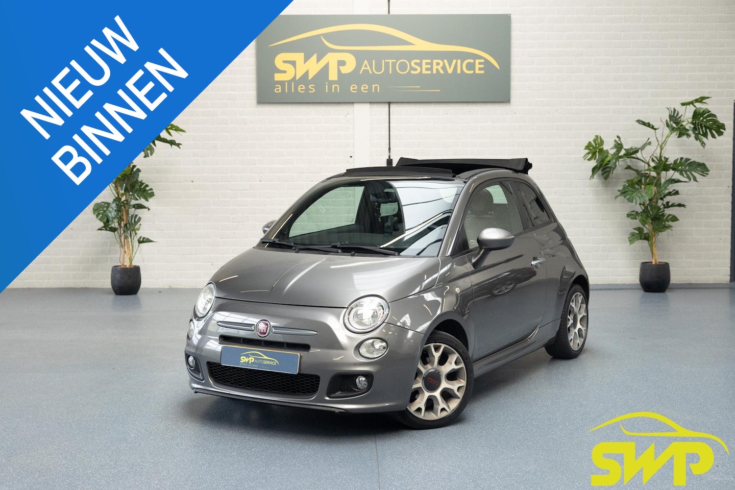 Fiat 500 C - 0.9 TwinAir Turbo 500S | Lederen bekleding | Mooie auto | 16 inch velgen | NAP auto - AutoWereld.nl