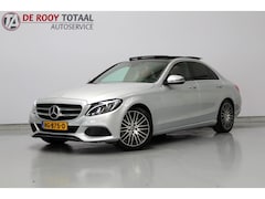 Mercedes-Benz C-klasse - 350 e Lease Edition 211PK, LUCHTVERING | BURMESTER | MEMORY STOELEN | PANORAMADAK | LEER |