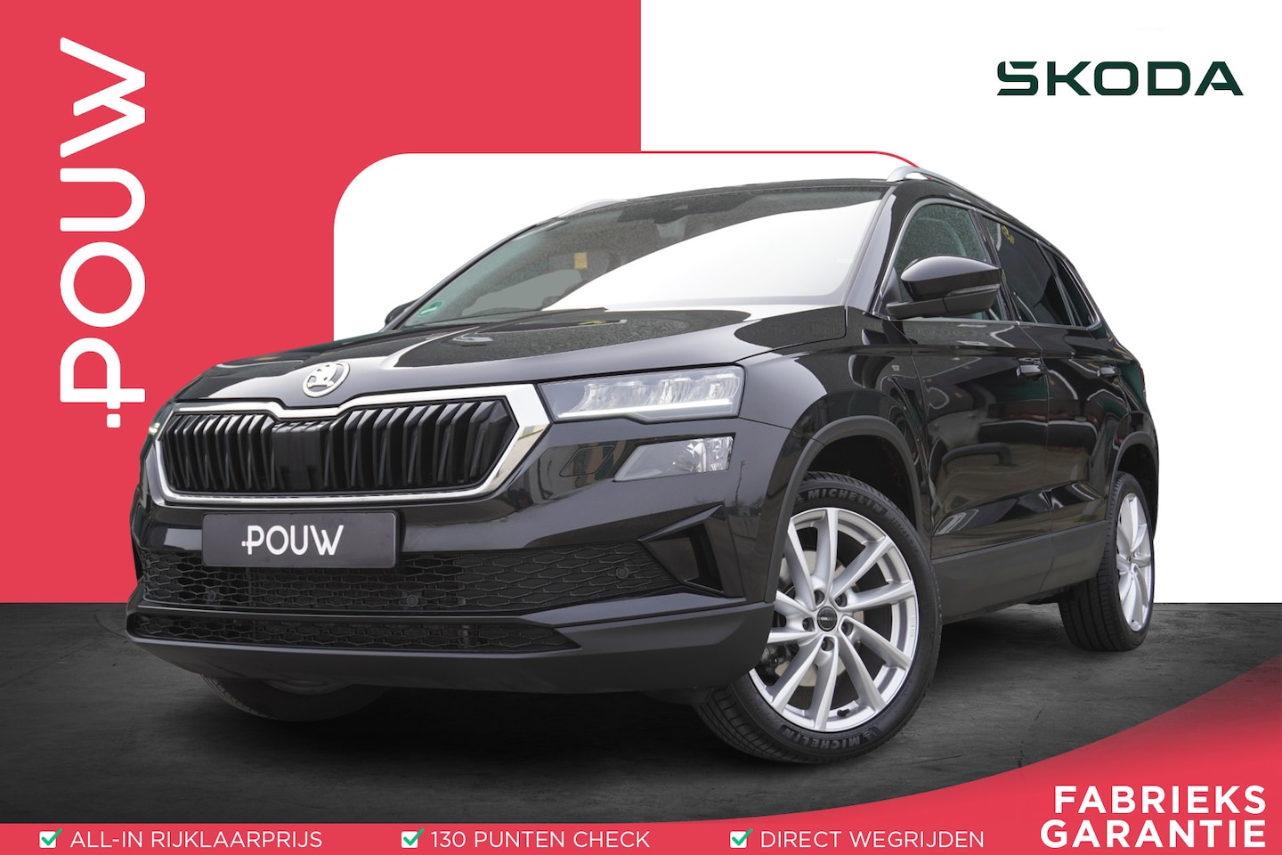 Skoda Karoq - 1.5 TSI 150pk DSG ACT Business Edition Plus | Trekhaak | Adaptive Cruise | Apple CarPlay | - AutoWereld.nl