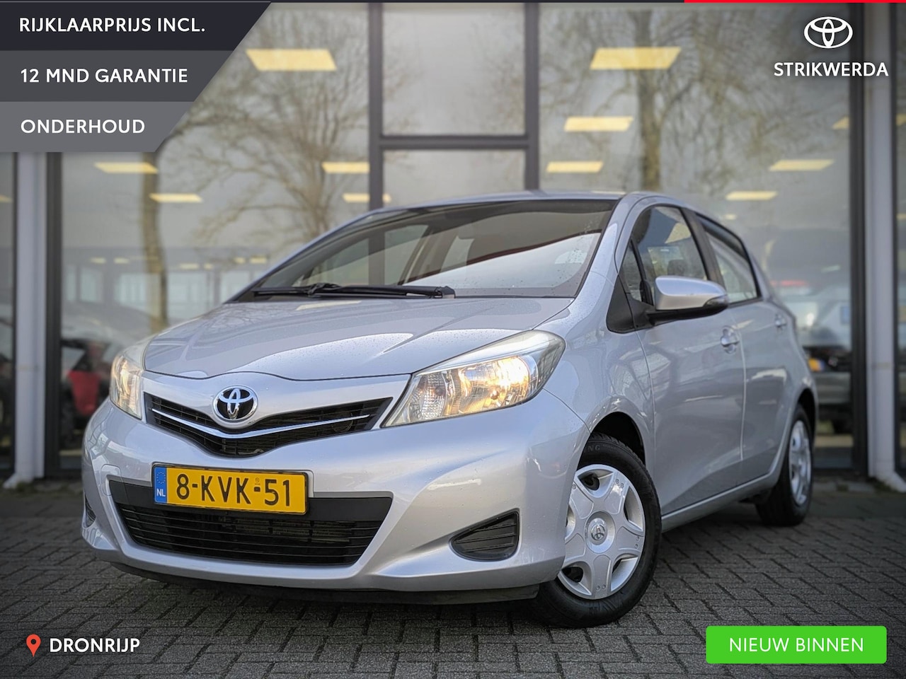 Toyota Yaris - 1.0 VVT-i Aspiration | Lage km-stand! | Dealer OH | Trekhaak | Airco | Camera | Bluetooth - AutoWereld.nl