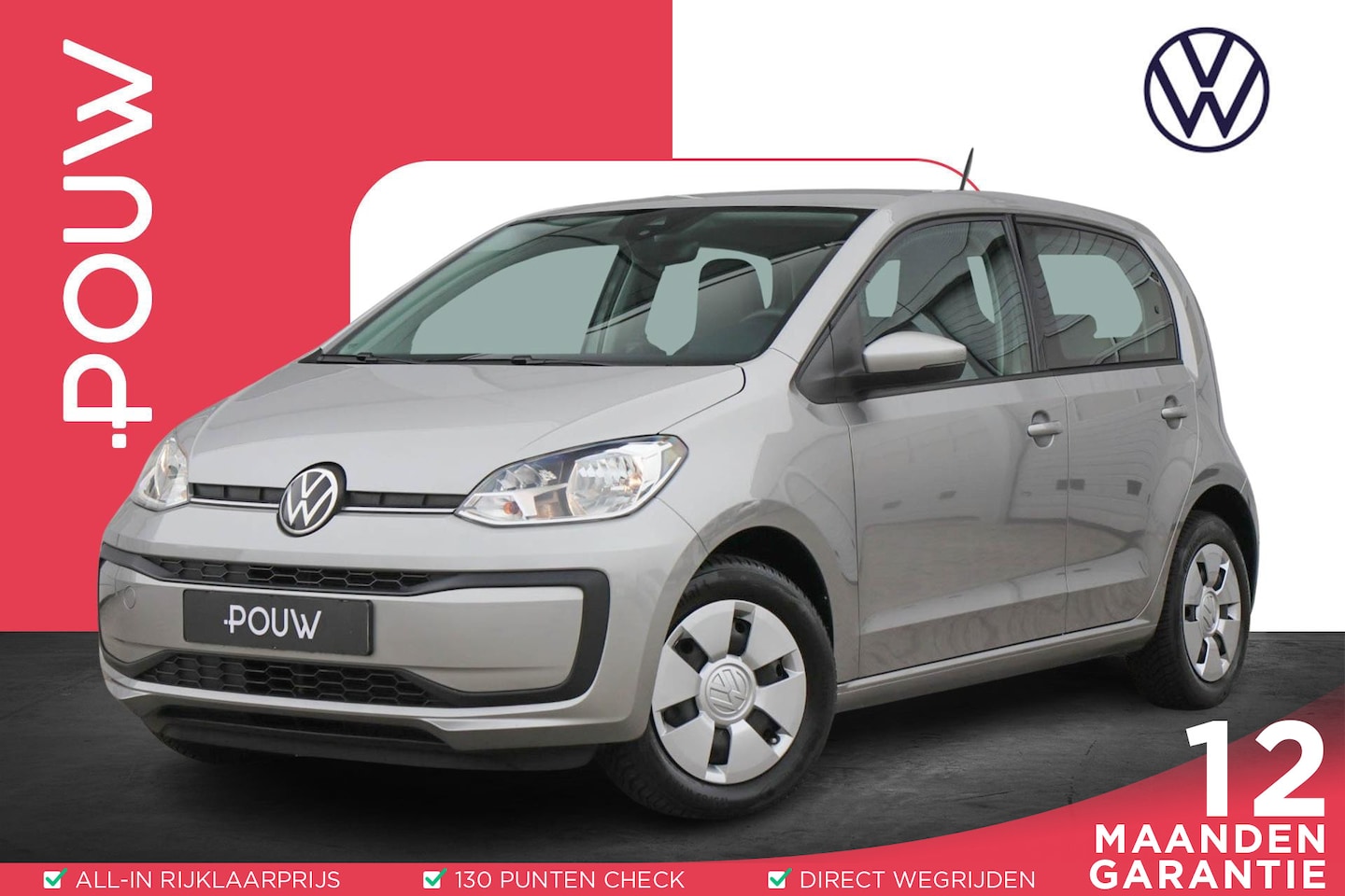 Volkswagen Up! - 1.0 65pk | Airco | All Season Banden | Maps & More App - AutoWereld.nl