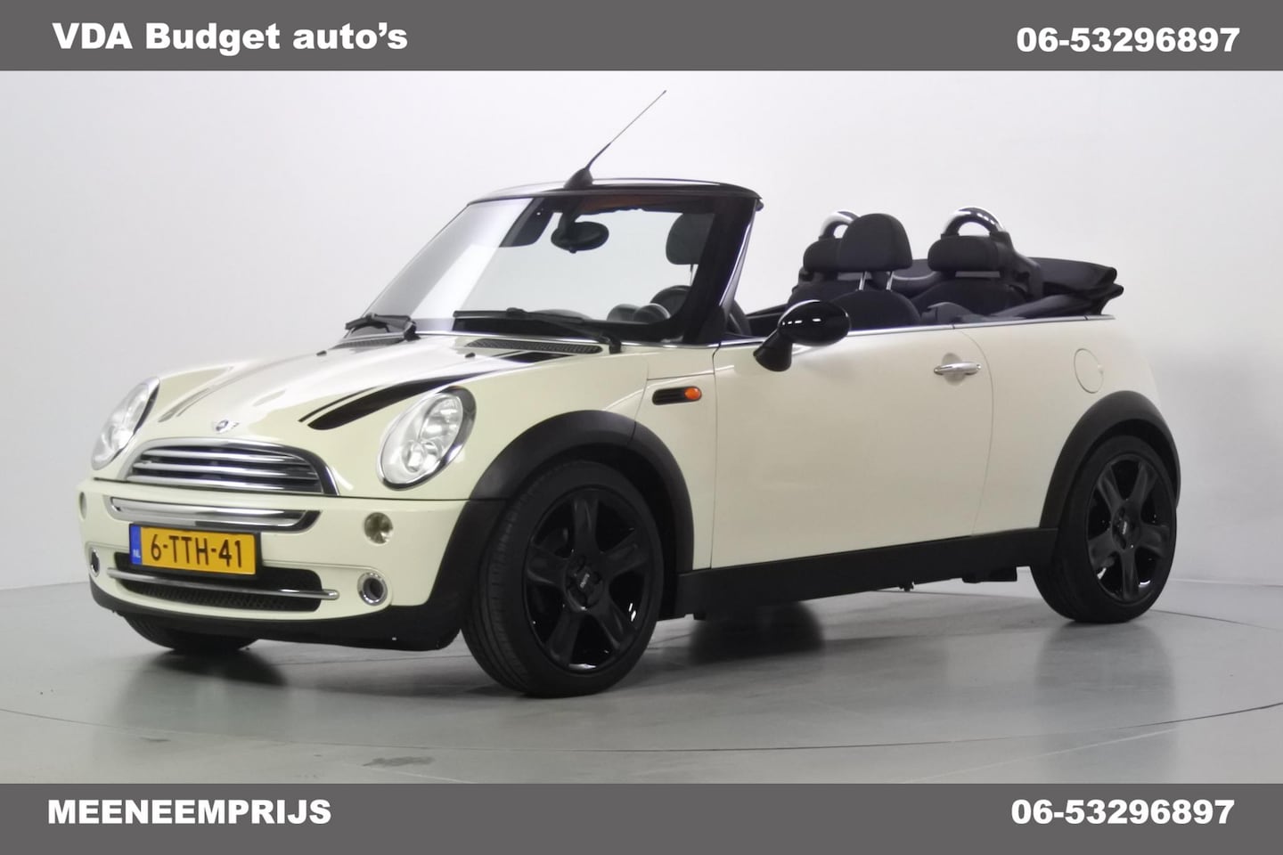 MINI Cabrio - Mini 1.6 Cooper 17" Bullit black - AutoWereld.nl