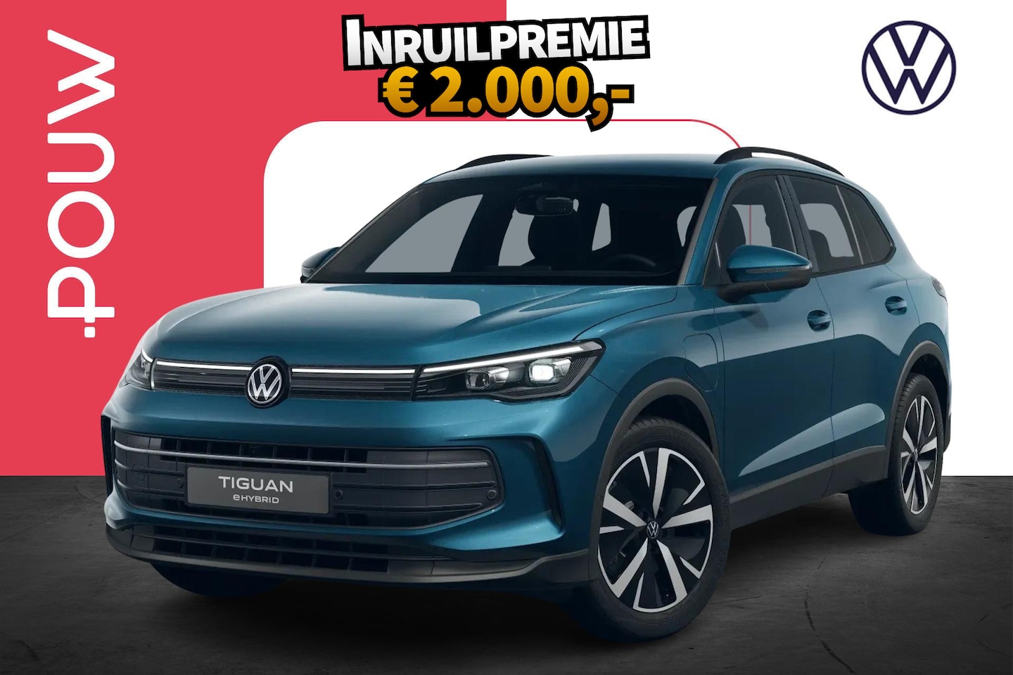 Volkswagen Tiguan - 1.5 eHybrid 204pk Life Edition | Trekhaak Pakket | 19" Velgen - AutoWereld.nl