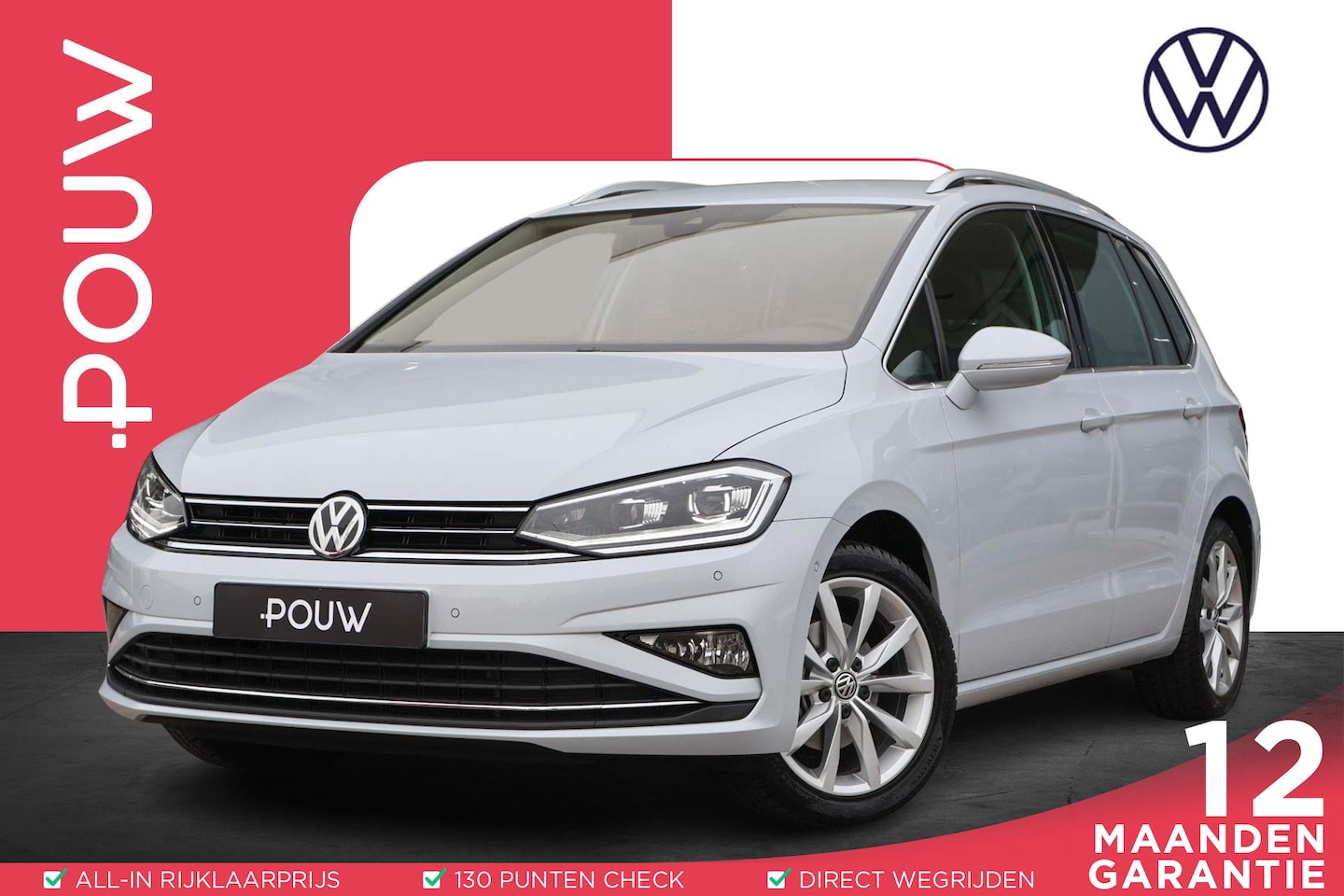 Volkswagen Golf Sportsvan - 1.5 TSI 150pk DSG ACT Highline | Navigatie | LED Verlichting | Camera | PDC | Adaptive Cru - AutoWereld.nl