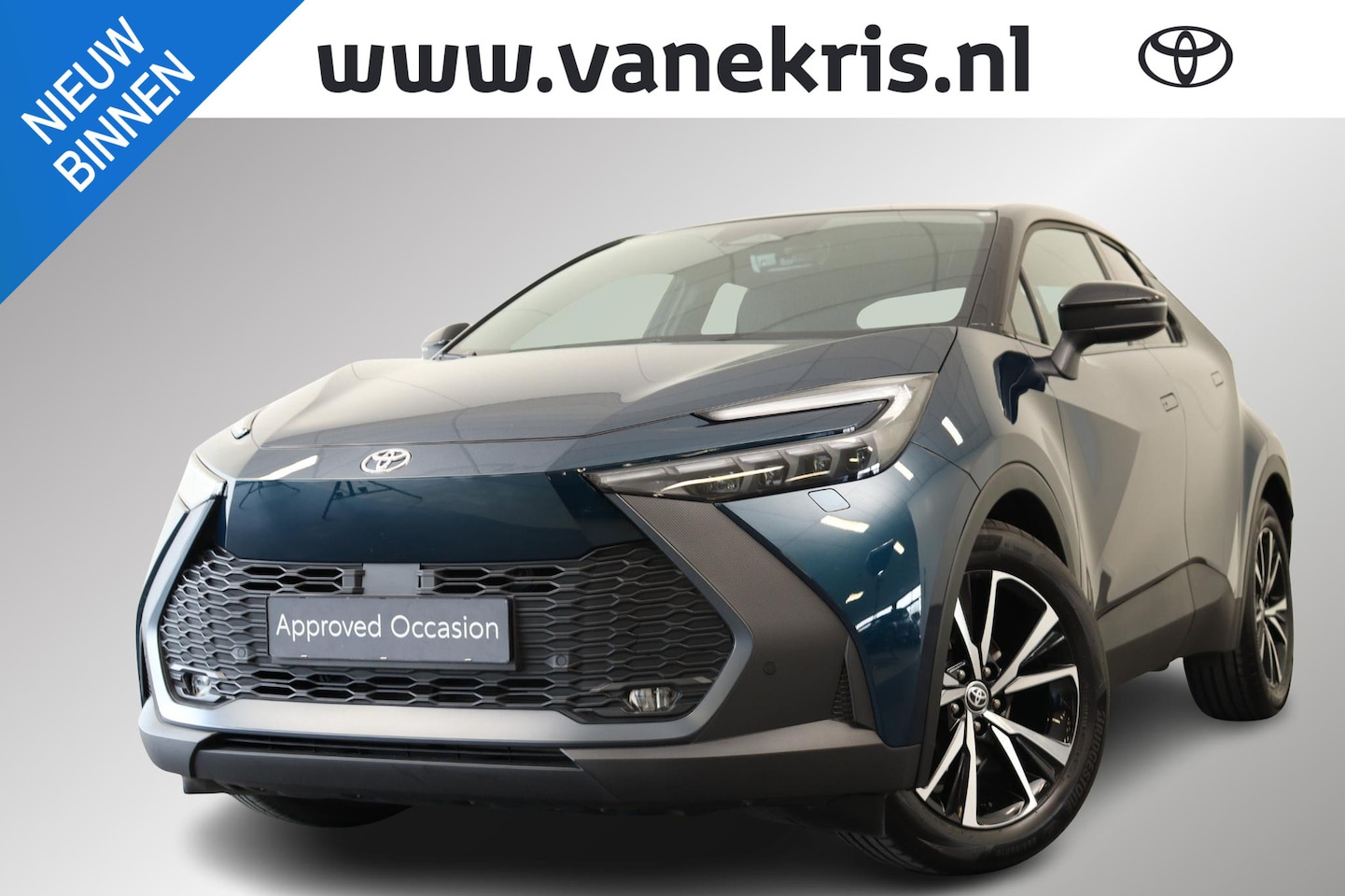Toyota C-HR - 1.8 Hybrid 140 First Edition Bitone, Groot scherm Stoel en stuurverwarming, Apple Carplay, - AutoWereld.nl