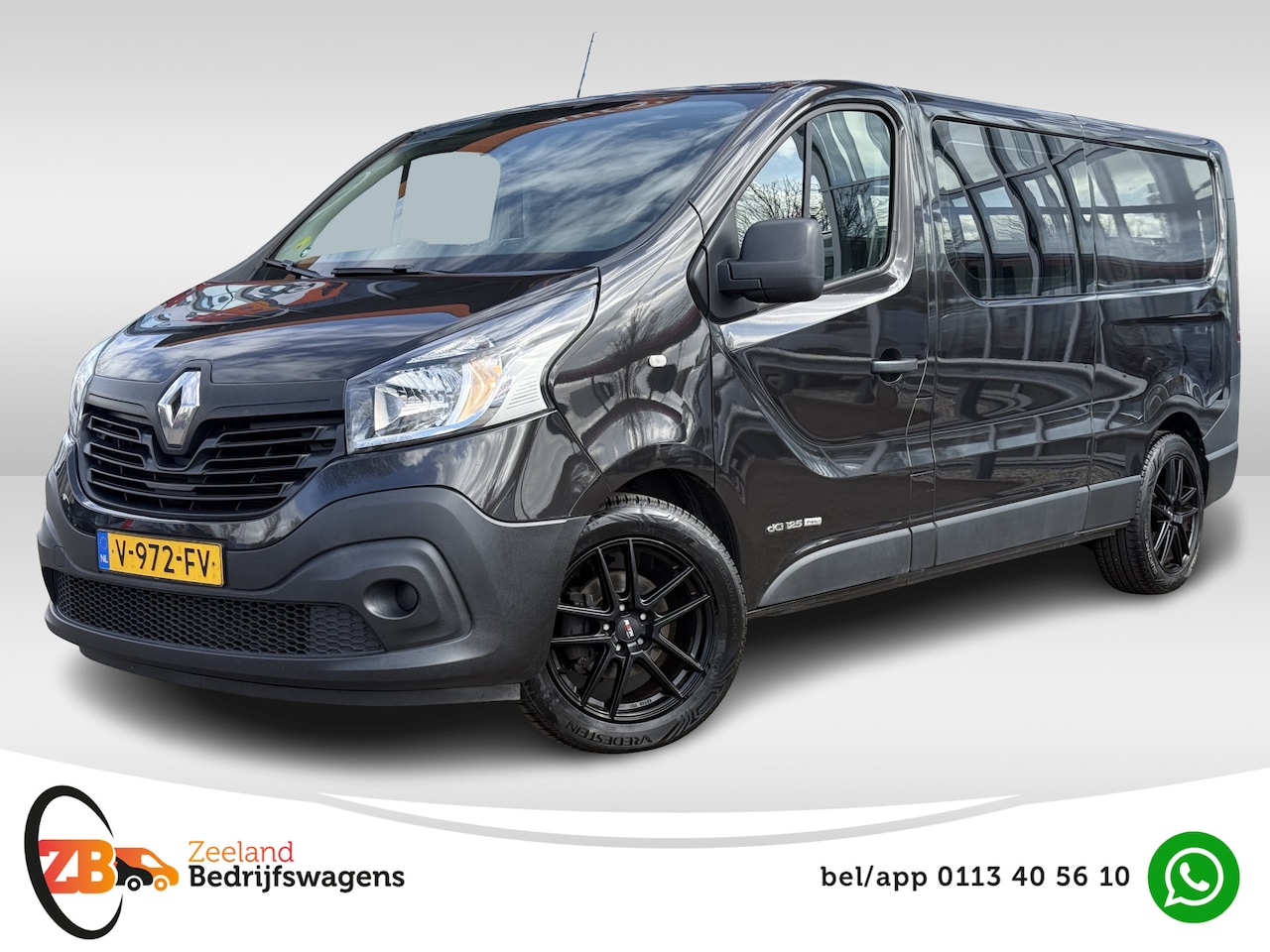 Renault Trafic - 1.6 dCi T29 L2H1 DC | NL-auto | 18'' Sportvelgen | Trekhaak | Camera | Navi - AutoWereld.nl