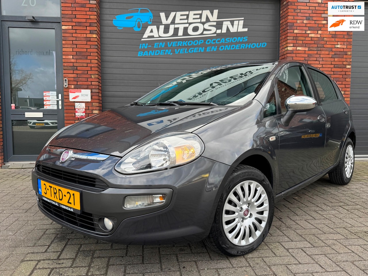 Fiat Punto Evo - 1.4 Dynamic Airco Riem V.V 5 Deurs - AutoWereld.nl