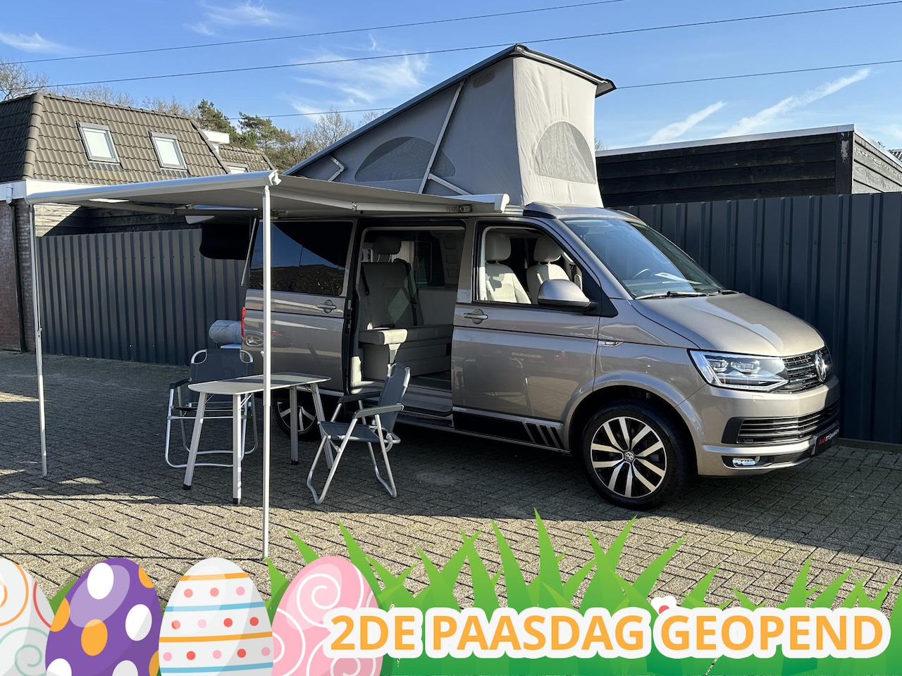 Volkswagen Transporter California - T6 Ocean 2.0 TDI T6 Automaat Buscamper El Hefdak Navigatie Standkachel - AutoWereld.nl