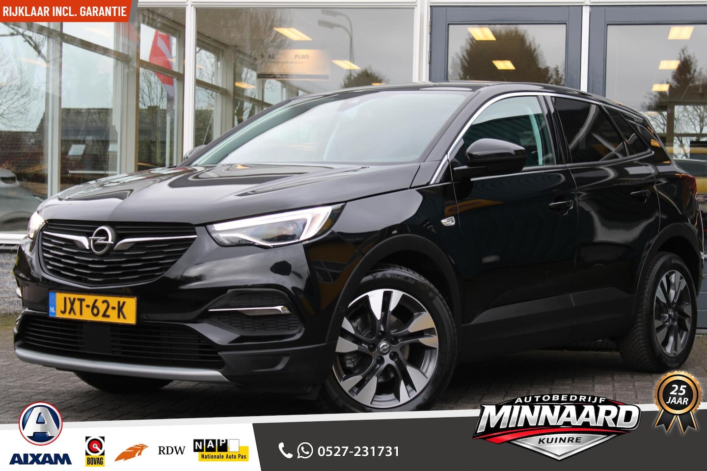 Opel Grandland X - 1.6 Turbo 180pk Ketting|Innovation|Automaat|Panoramadak| - AutoWereld.nl