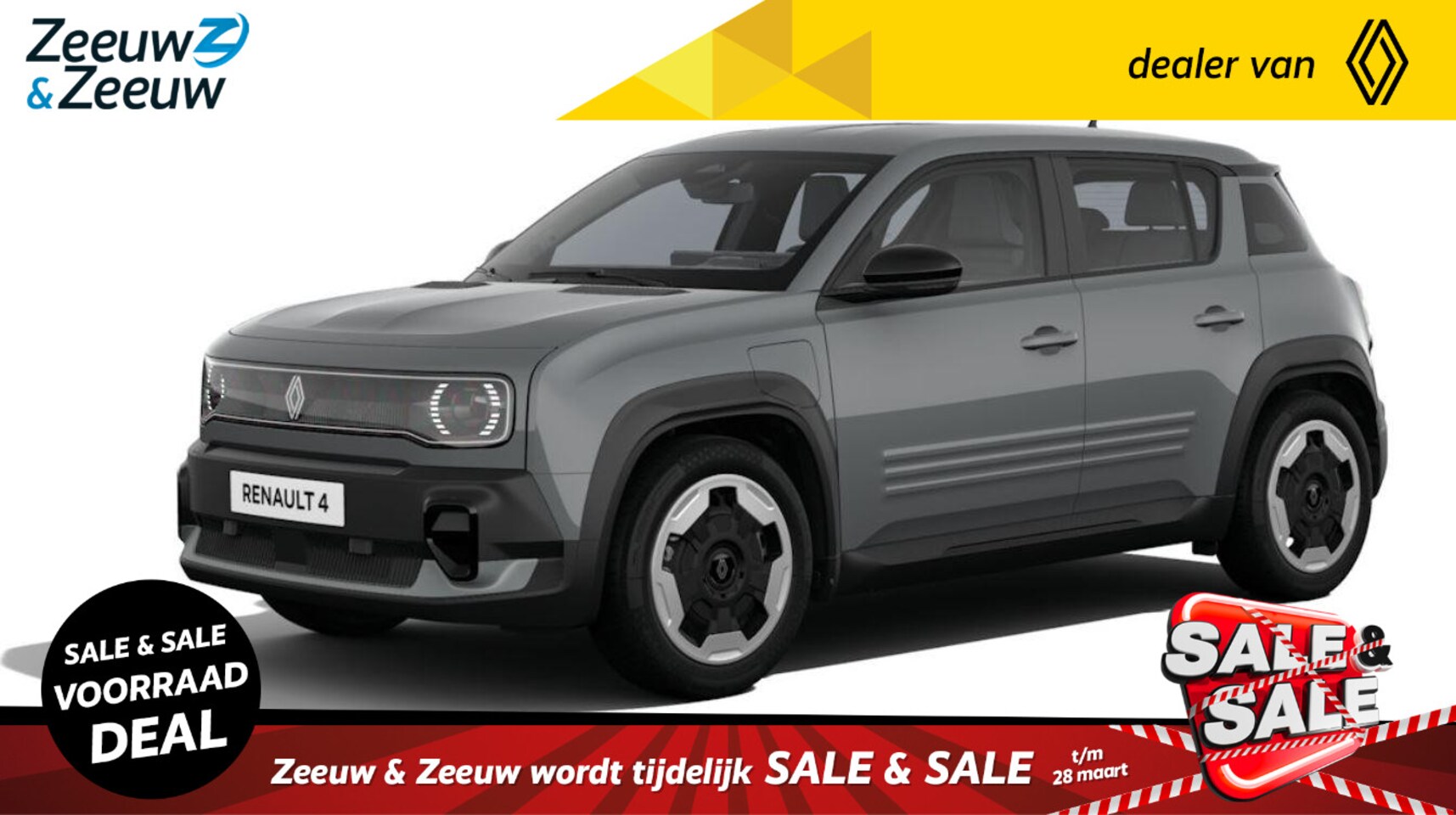 Renault 4 - Evolution Urban Range | Profiteer nu van €2500,- Zeeuw & Zeeuw voorraadkorting | NU met GR - AutoWereld.nl