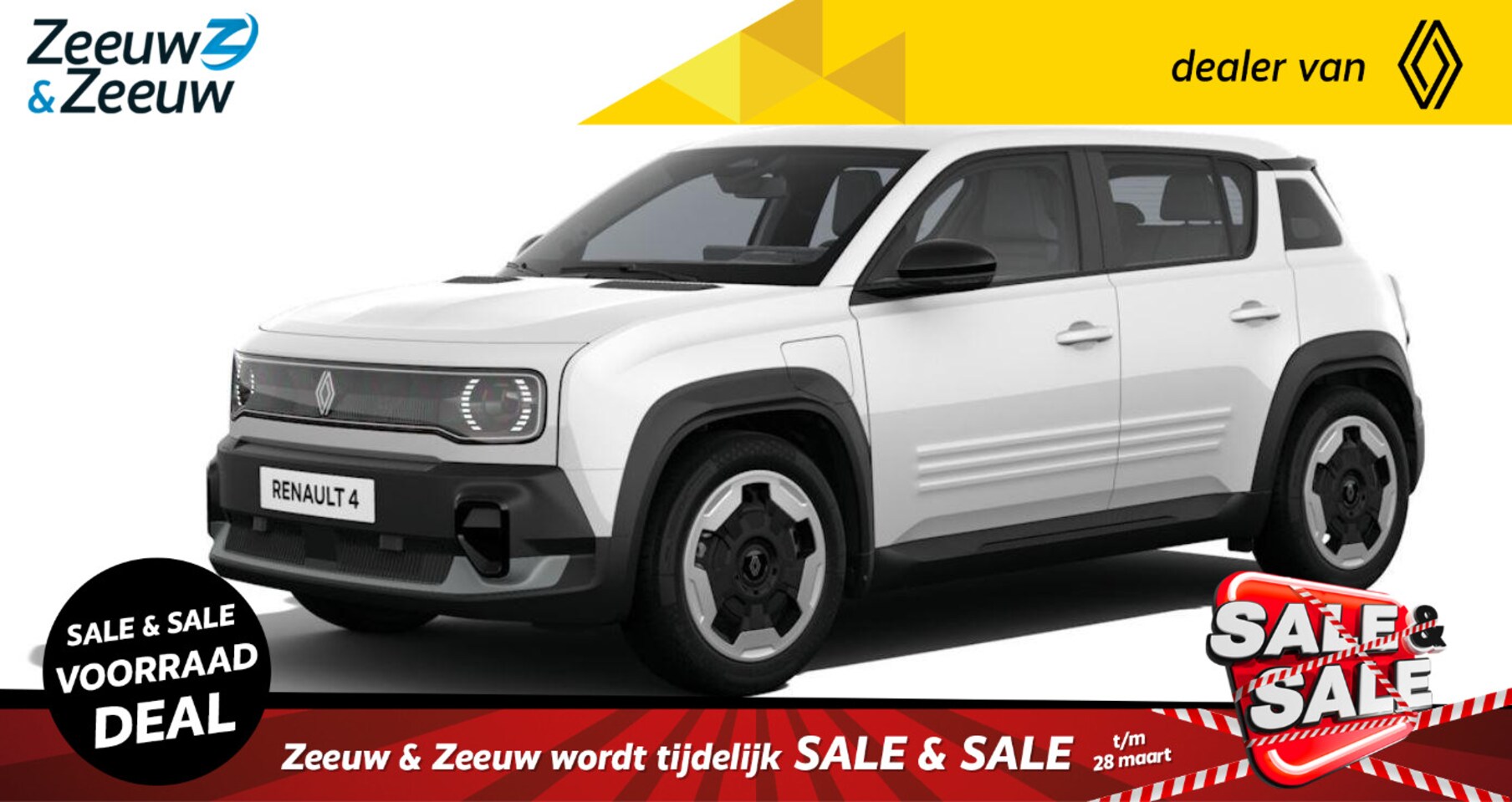 Renault 4 - Evolution Urban Range | Profiteer nu van €2500,- Zeeuw & Zeeuw voorraadkorting | NU met GR - AutoWereld.nl