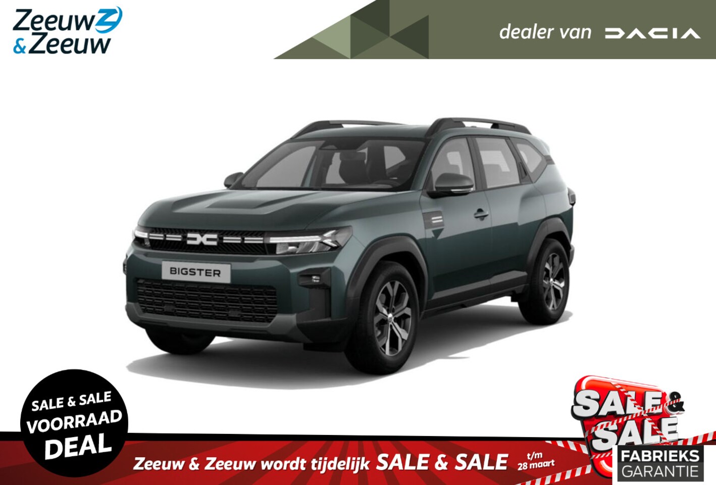 Dacia Bigster - Mild Hybrid 140 Expression Uit voorraad leverbaar in verschillende kleuren | Vraag naar de - AutoWereld.nl