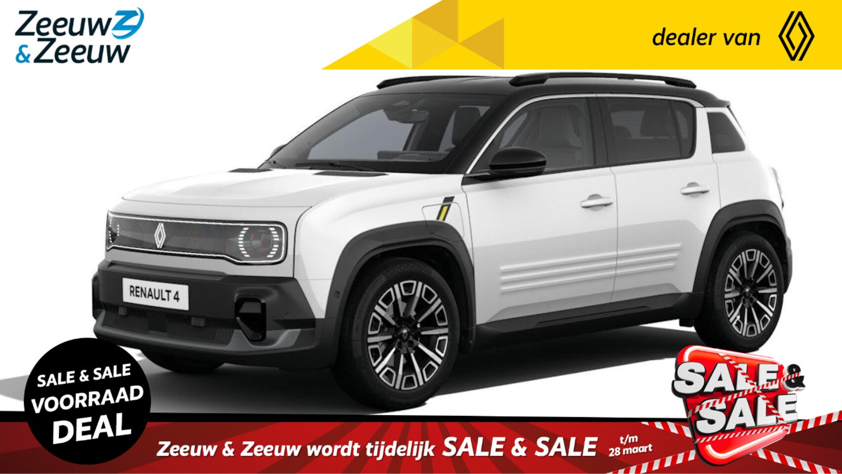 Renault 4 - Iconic Comfort Range | NU met €5000,- SALE EN SALE voorraadkorting en GRATIS 5 jaar fabrie - AutoWereld.nl