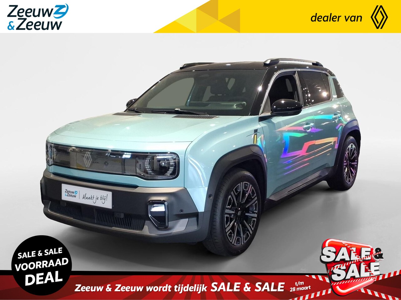 Renault 4 - comfort range iconic 52 kWh | Direct leverbaar €2.500,- korting | Gratis 5 Jaar Garantie | - AutoWereld.nl