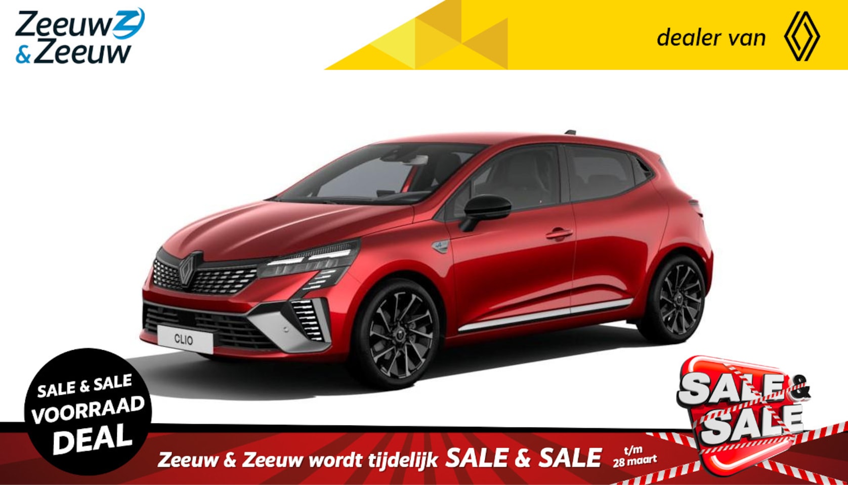 Renault Clio - 1.6 E-Tech Full Hybrid 145 esprit Alpine * CLIO RUN OUT ACTIE, € 3.000,- KORTING * 5 JAAR - AutoWereld.nl