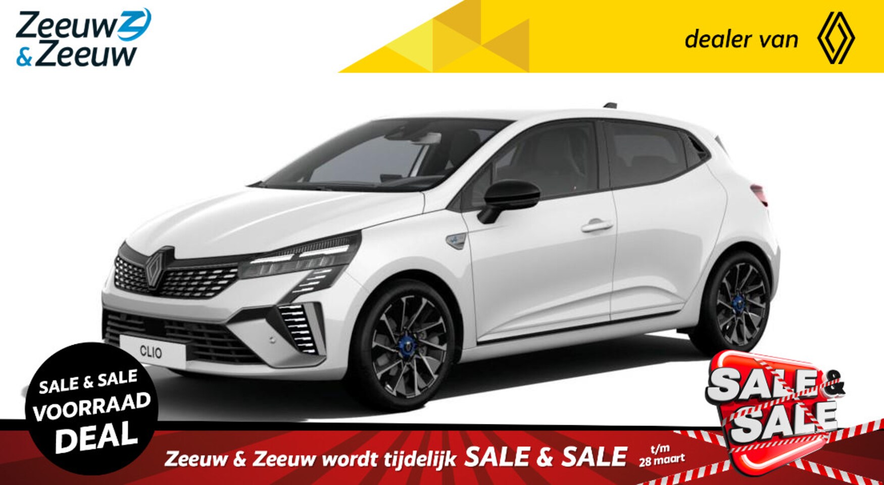 Renault Clio - 1.6 E-Tech Full Hybrid 145 esprit Alpine * CLIO RUN OUT ACTIE, € 5.000,- KORTING * 7 JAAR - AutoWereld.nl