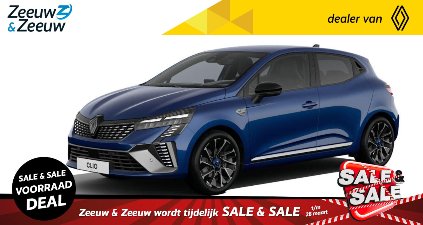 Renault Clio - 1.6 E-Tech Full Hybrid 145 esprit Alpine * CLIO RUN OUT ACTIE, € 5.000,- KORTING * 7 JAAR - AutoWereld.nl