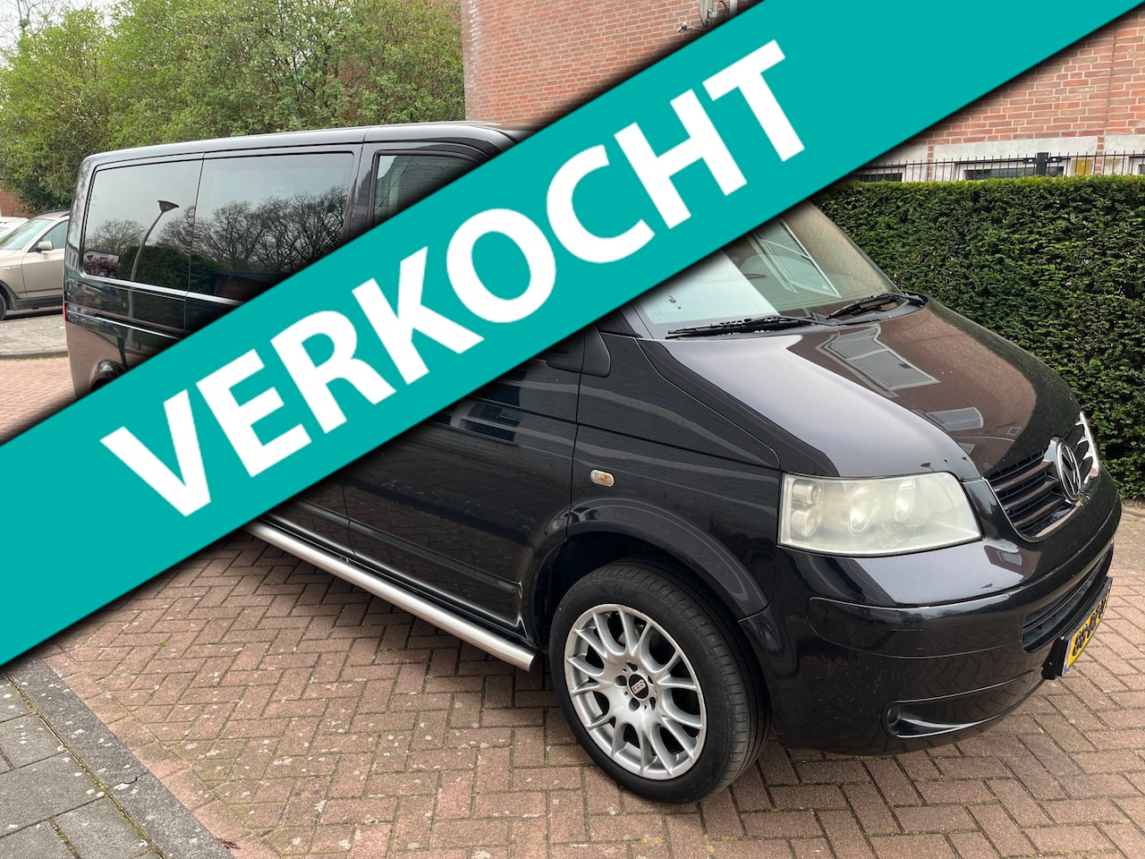 Volkswagen Transporter - 2.5 TDI 340 Trendline DC nieuwe koppeling android carplay bbs airco dubbele cabine - AutoWereld.nl