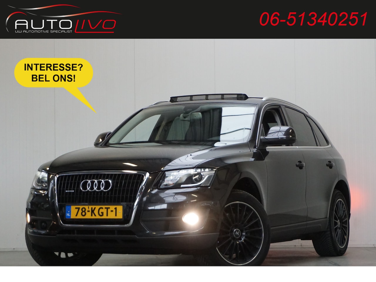 Audi Q5 - 3.2 FSI quattro Pro Line 270 PK! NL AUTO! PANO B&O XENON CLIMA PDC CRUISE TREKHAAK etc. - AutoWereld.nl