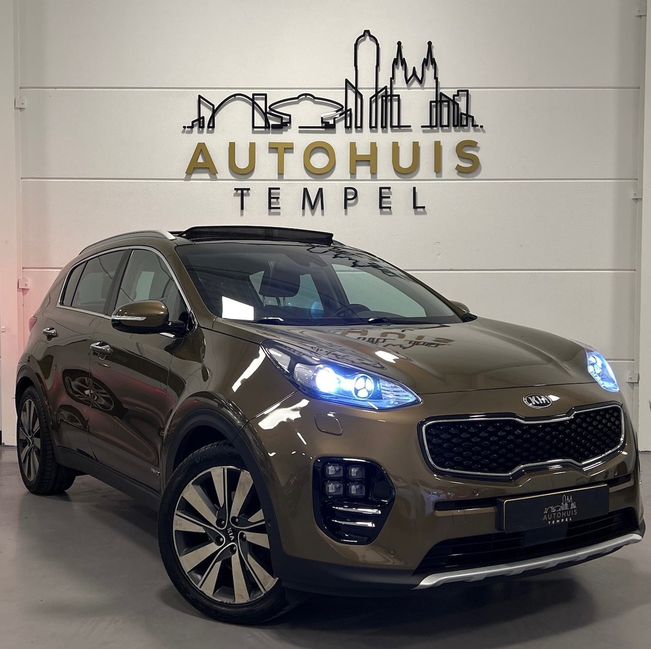 Kia Sportage - 1.6 T-GDI 4WD GT-Line PlusLine Pano Cruise JBL Audio Climate Leder 360 Camera Stuurverwarm - AutoWereld.nl