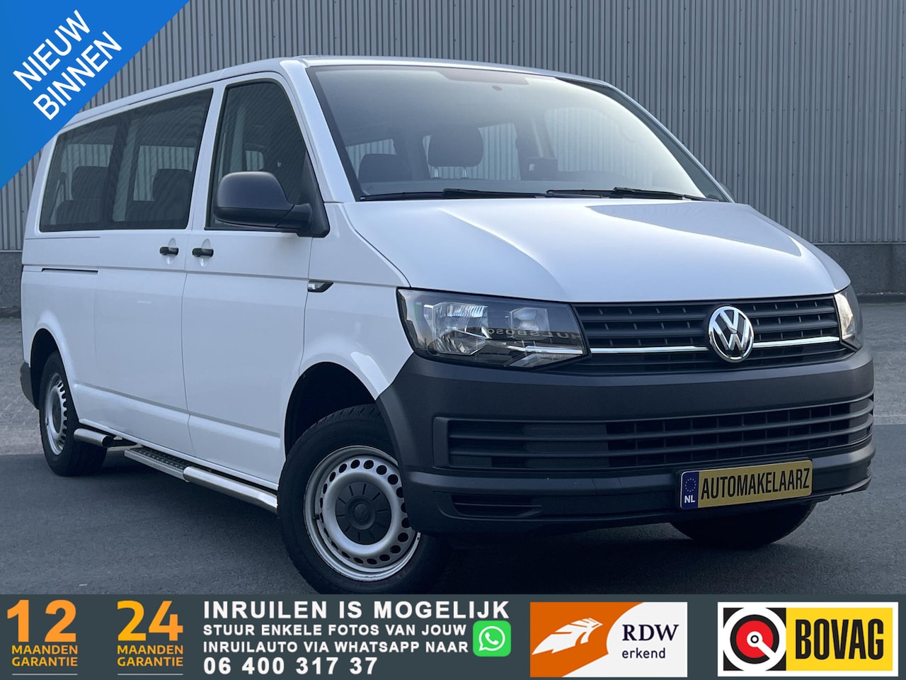 Volkswagen Transporter Kombi - 2.0 TDI L2H1 Trendline ORIGINEEL NEDERLANDS - AutoWereld.nl