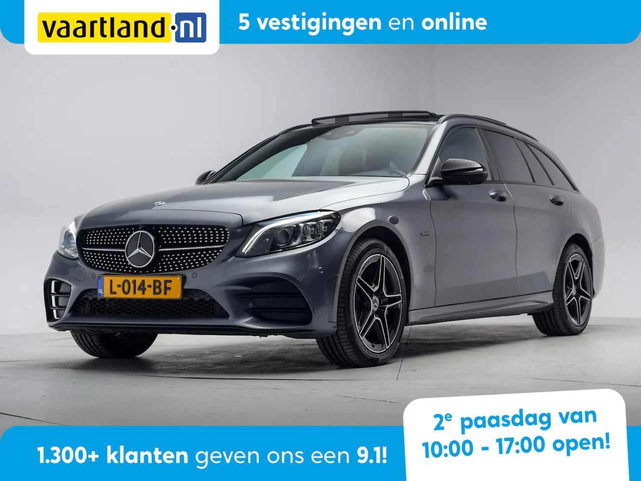 Mercedes-Benz C-klasse Estate - 300 e AMG Night [ Panoramadak 360°cam Leder ] - AutoWereld.nl