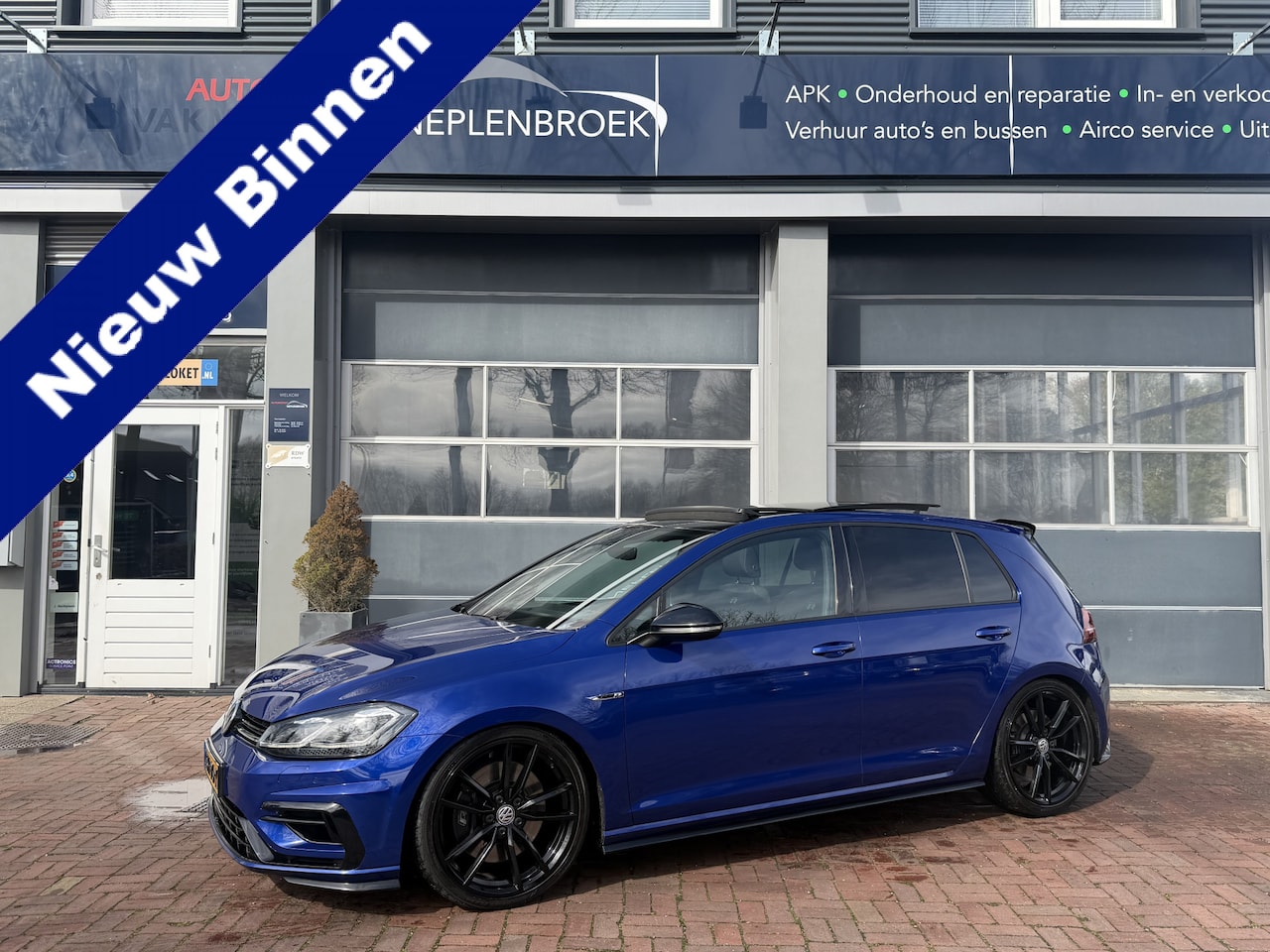 Volkswagen Golf - 2.0 TSI 4Motion R Bj 2019 km 93.000 Nap 2e eigen Automaat,19Inch,Schuifdak,Clima,Navi Bom - AutoWereld.nl