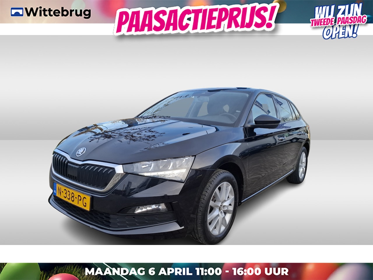 Skoda Scala - 1.0 TSI 110pk Online Edition / Smartlink+ / Parkeersensoren Achter / 16" LMV - AutoWereld.nl