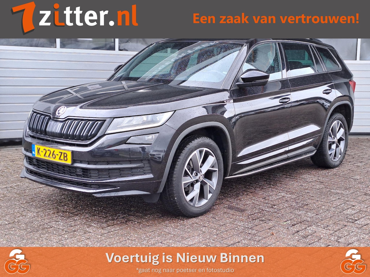 Skoda Kodiaq - 1.5 TSI Sportline Business 7-Persoons, Panoramadak, Trekhaak, Memory, Stuurverwarming! - AutoWereld.nl