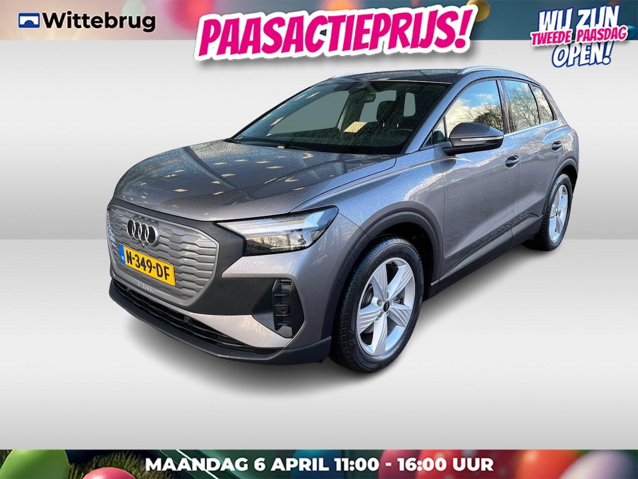 Audi Q4 e-tron - 35 Launch edition 55 kWh / Elect. achterklep / Smartphone Interface / Stoelverwarming / 19 - AutoWereld.nl