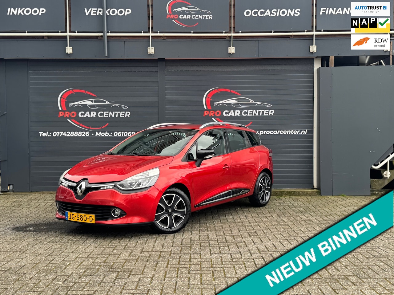 Renault Clio Estate - 0.9 TCe Expression AIRCO| CRUISE| NAVI|EL.RAMEN|NAP|LMV| APK - AutoWereld.nl