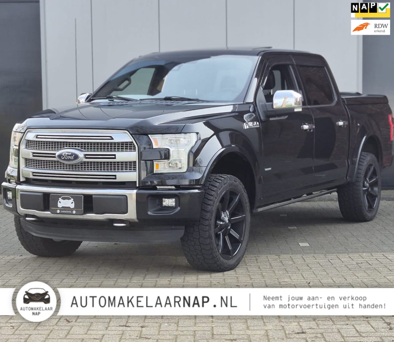 Ford F150 - F-150 PLATINUM 3.5 / V6 / Panoramadak / LPG / Org. Nl / Verhoogd / 370 PK! / - AutoWereld.nl
